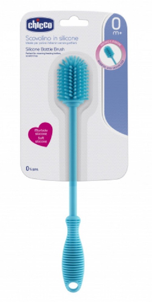 CHICCO GOUPILLON EN SILICONE BLEU