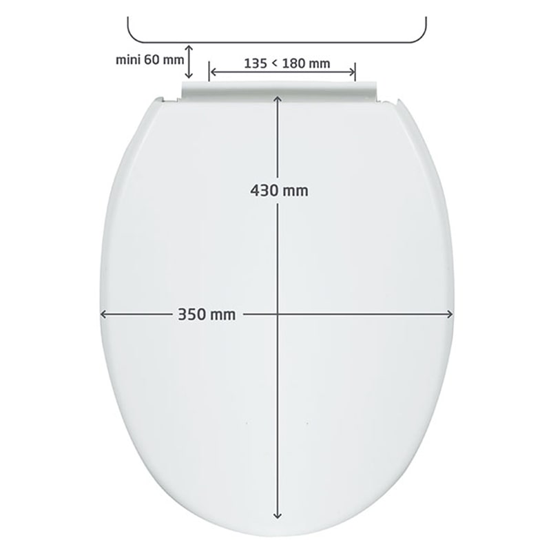 ABATTANT WIRQIN SERENISSIMO BLANC