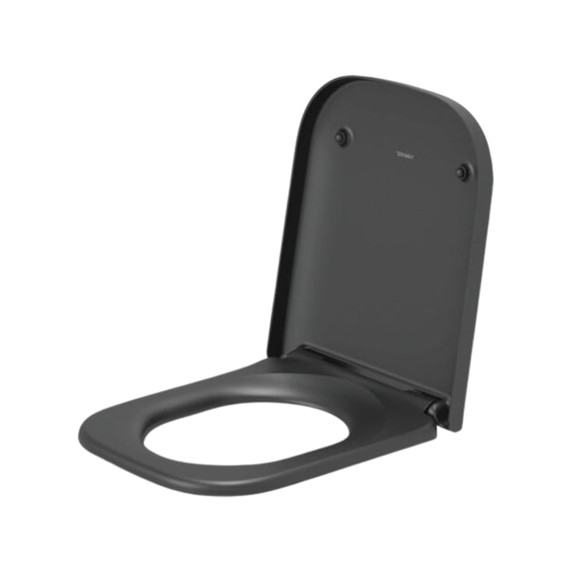 ABATTANT DURAVIT HAPPY A AMORTISSEUR NOIR MAT