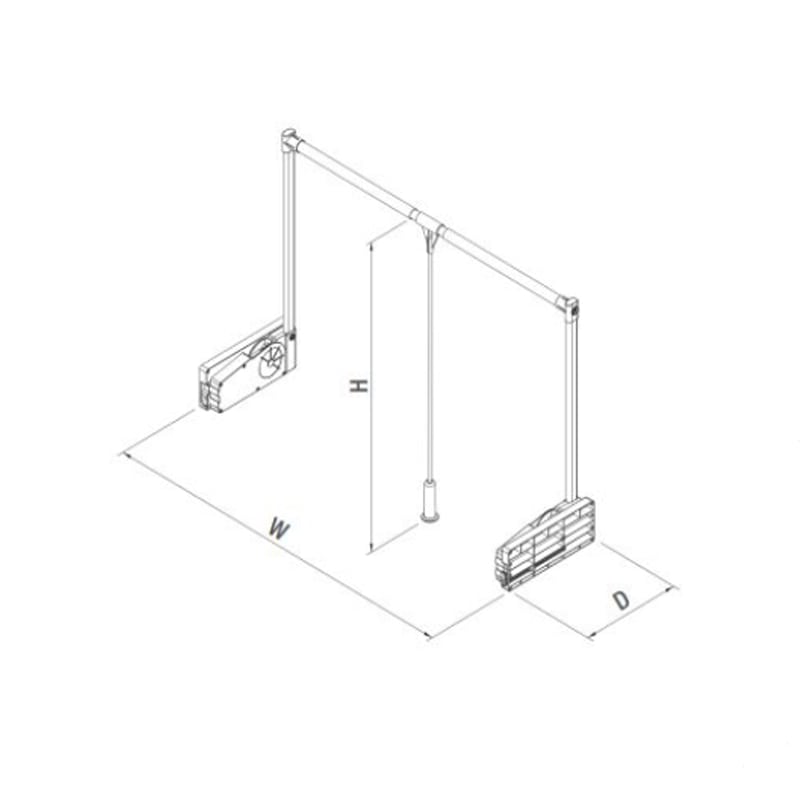 PORTE VETEMENT STARAX NOIR REF S6010-A