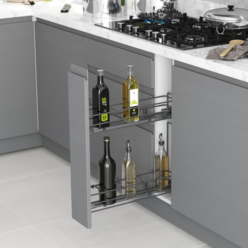 PORTE BOUTEILLE NOIR 15CM STARAX DROITE