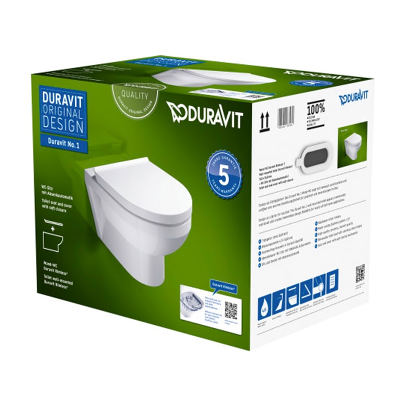 PACK CUVETTE DURAVIT SUSPENDU DURASTYLE