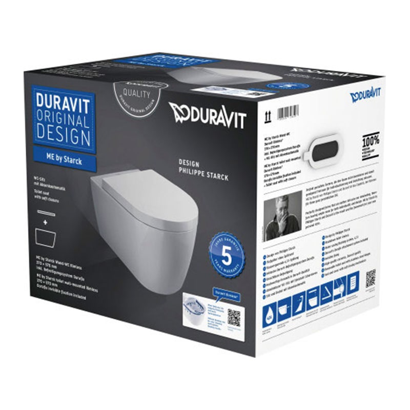PACK CUVETTE DURAVIT ME BY STARCK BLANC