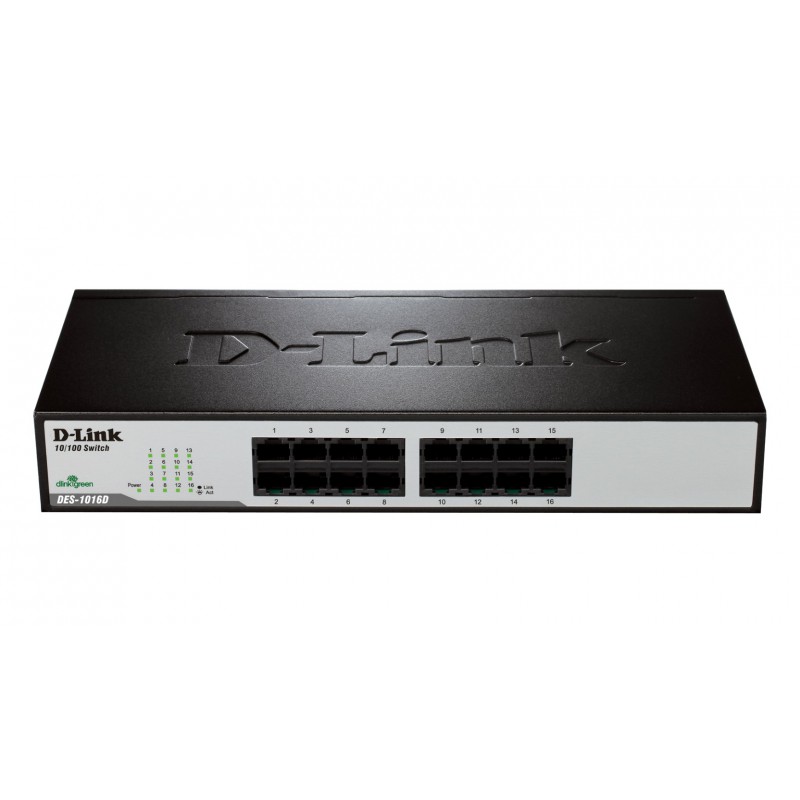 Switch 16 ports 10/100Mbps Base-T