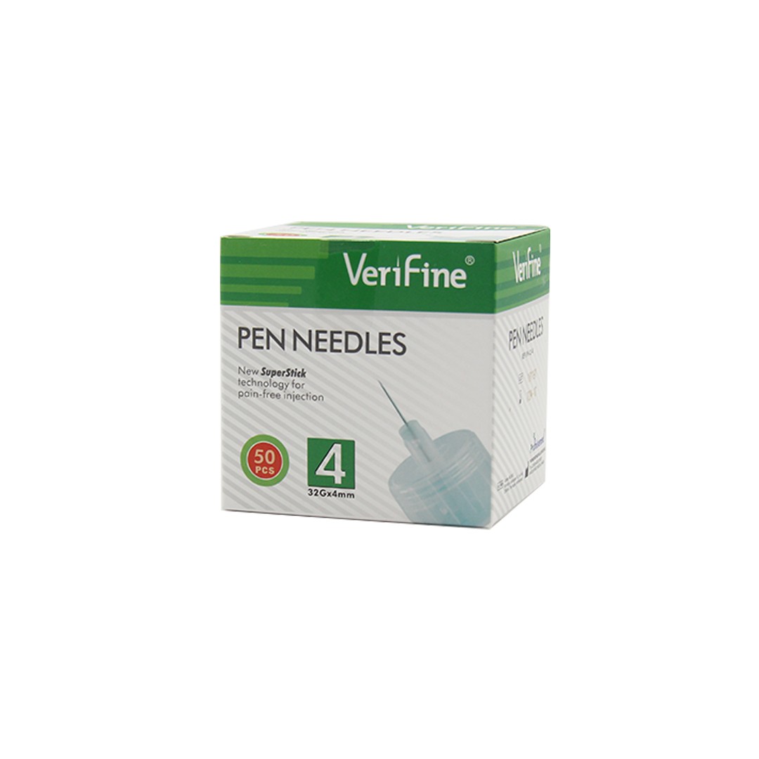 Verifine - Aiguilles stylos insuline - 4mm - B/50