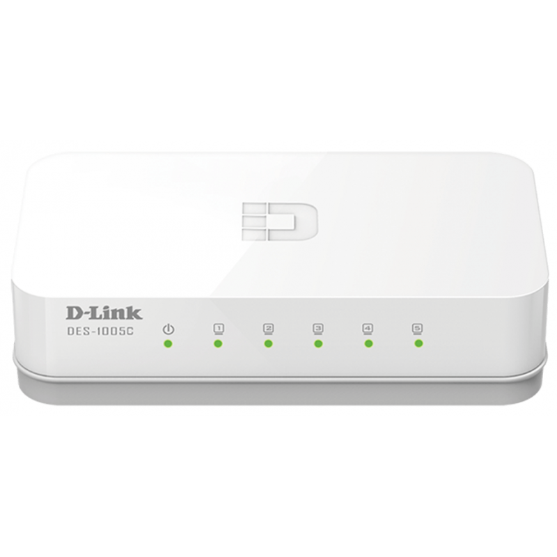 Switch D-LINK 5 Ports 10/100 Mbps