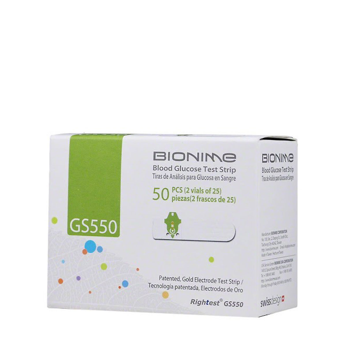 Bionime - Boite de bandelettes Glycémie - 50 Unités