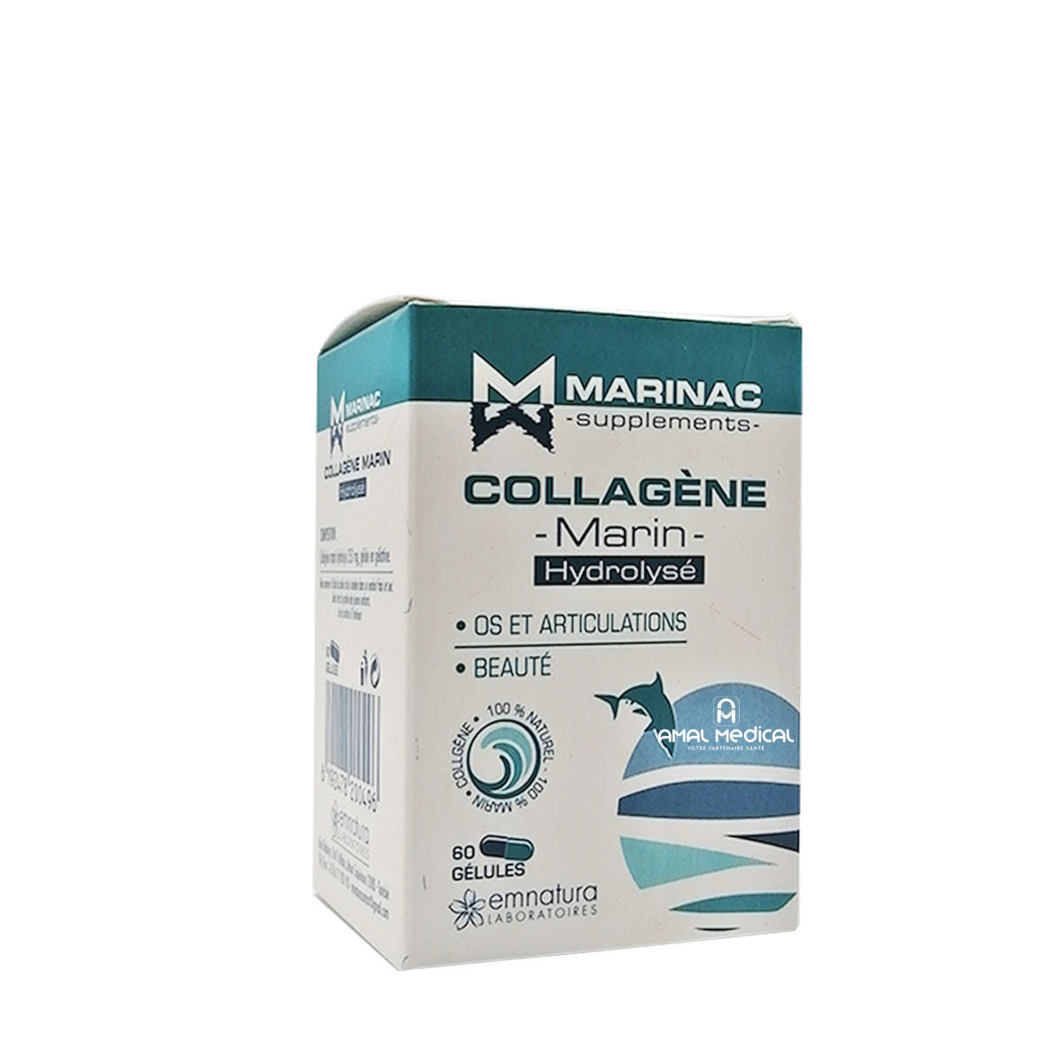Marinac - Collagène marin Hydrolysé - 60 gélules