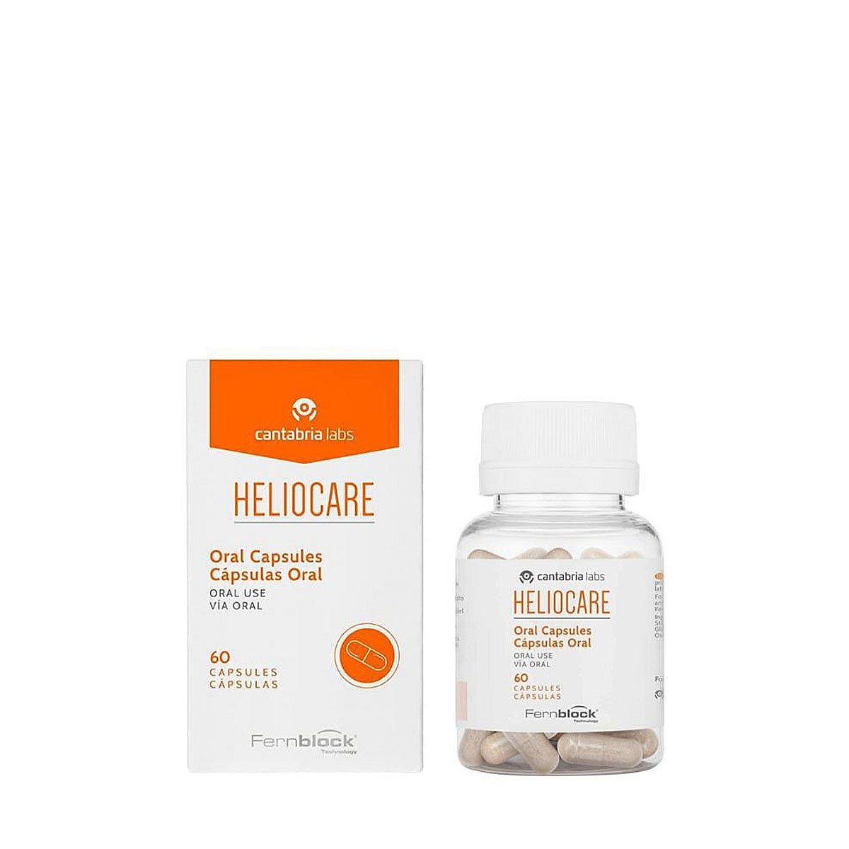 Heliocare oral - complément alimentaire photoprotection - 60 capsules