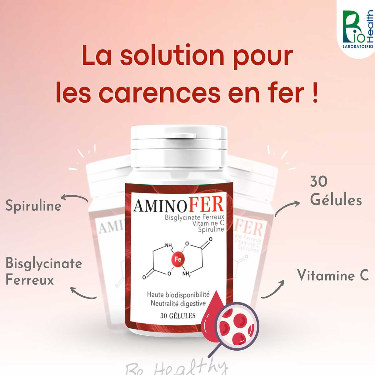 AminoFer - 30 gélules