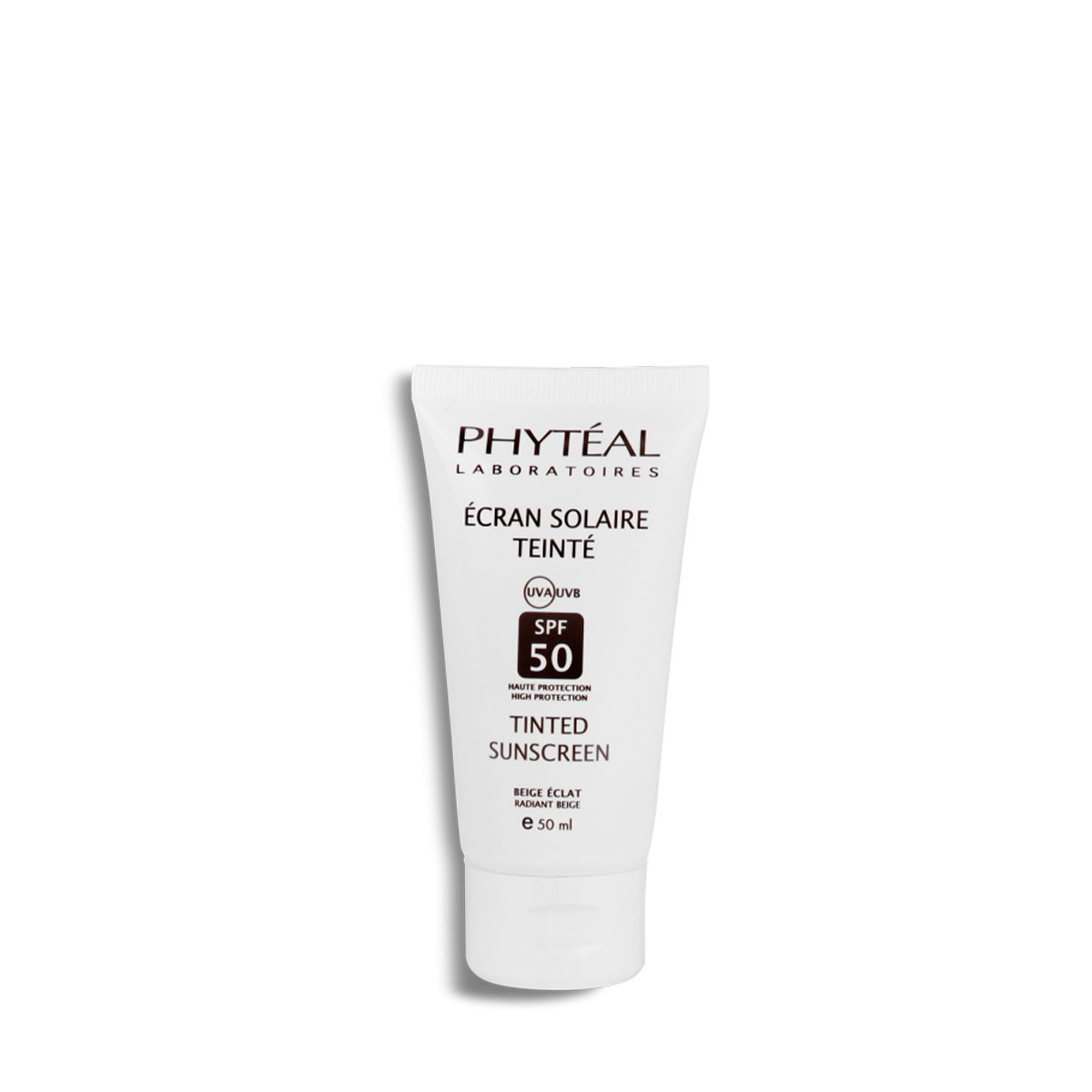 Phytéal - écran solaire teinté beige éclat SPF 50 UVA - 50ml
