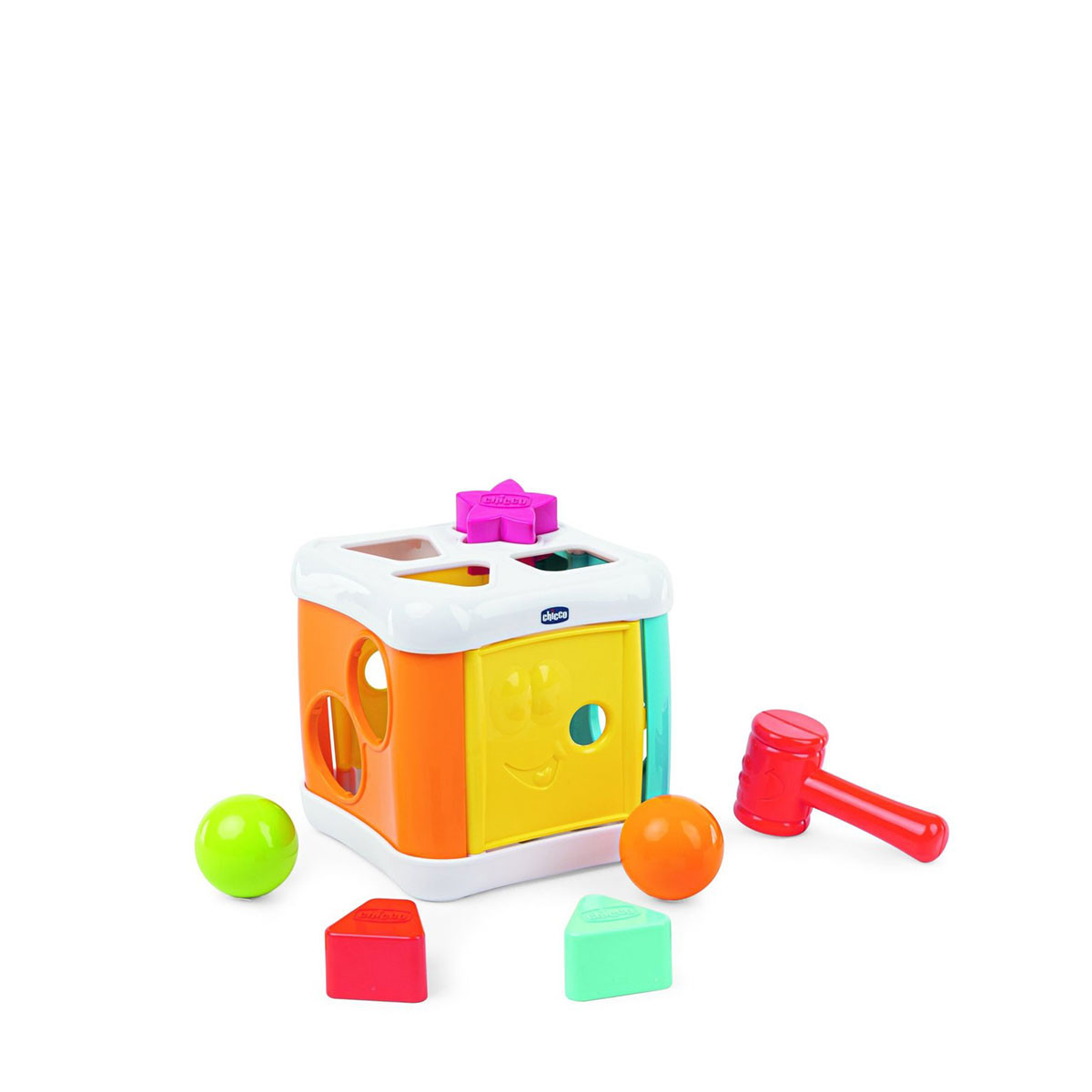 Chicco - Cube à forme Trier Et Battre