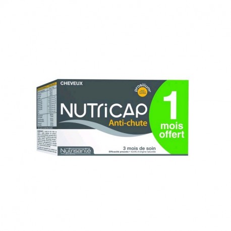 Complément alimentaire anti-chute - Nutricap - B/180 gélules