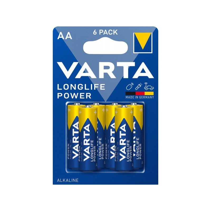 6 PILE VARTA LONGLIFE POWER LR6 BP6