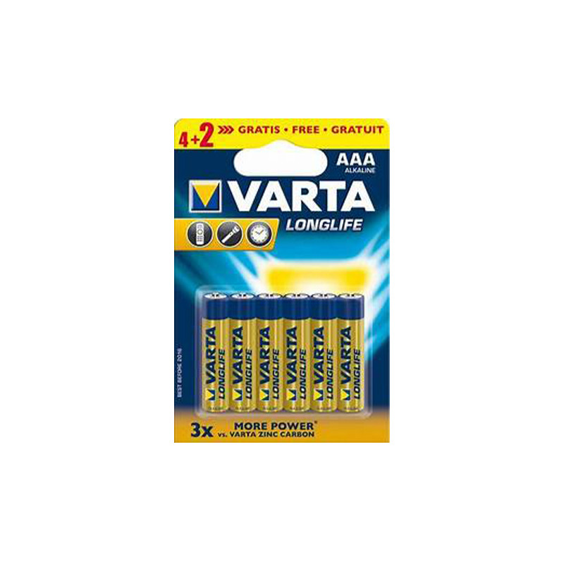 Piles LongLife Extra Varta LR6 BP4