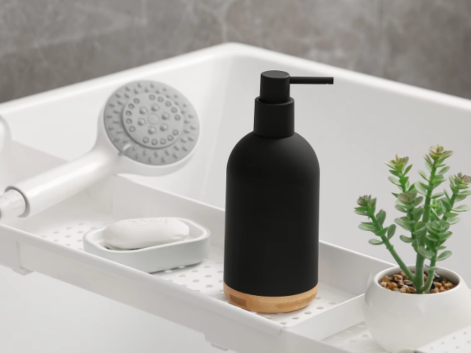 DISTRIBUTEUR DE SAVON LIQUIDE EN PLASTIQUE 480ML COULEURS