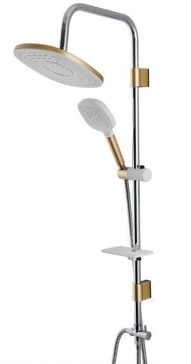 COLONNE DE DOUCHE BLANC/DORÉ TLCR1003 DIAMOND