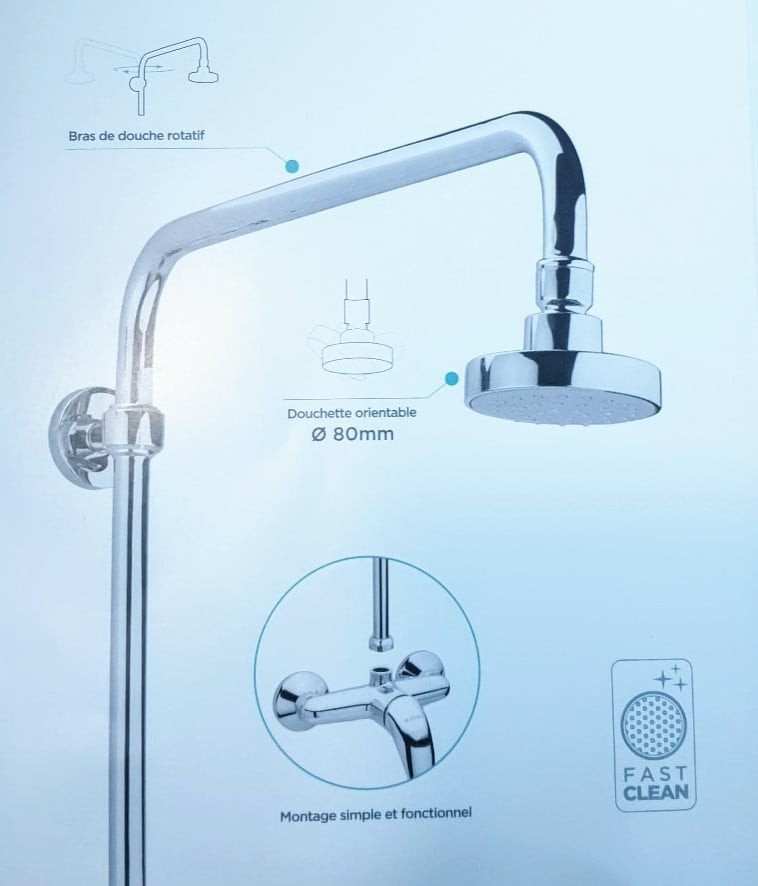 COLONNE DE DOUCHE INTÉGRÉE SOPAL