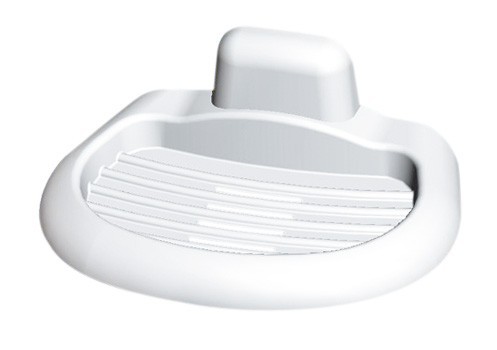 PORTE SAVON EN PLASTIQUE BLANC LUXPLAST