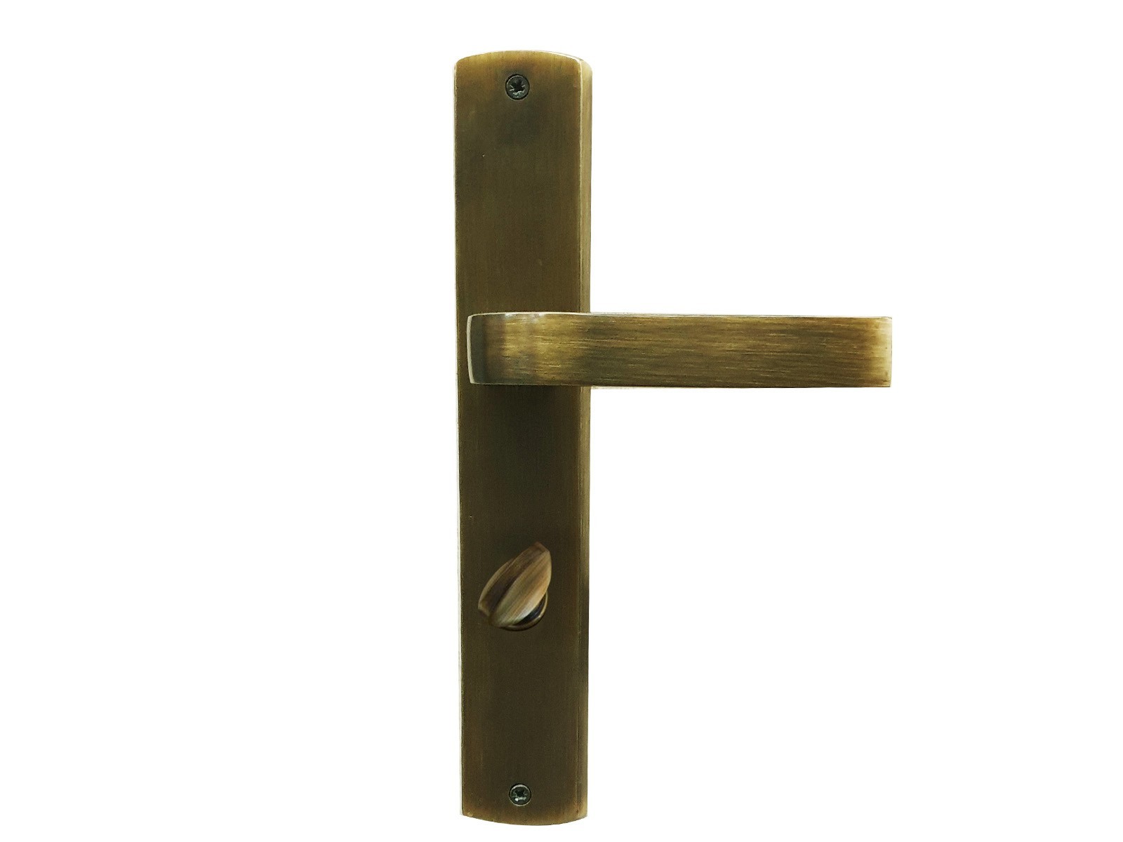 POIGNÉE DE PORTE SUR PLAQUE CONDAMNATION BRONZE DOGANLAR