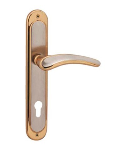 POIGNÉE DE PORTE SUR PLAQUE YAKUT GRAND TROU SATIN-ALBRIFINE DOGANLAR