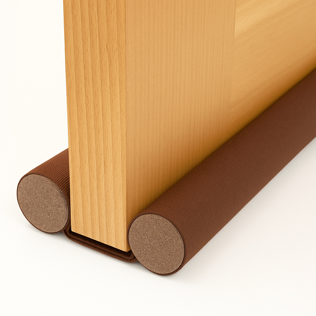 BOURRELET BAS PORTE MOUSSE 1M MARRON