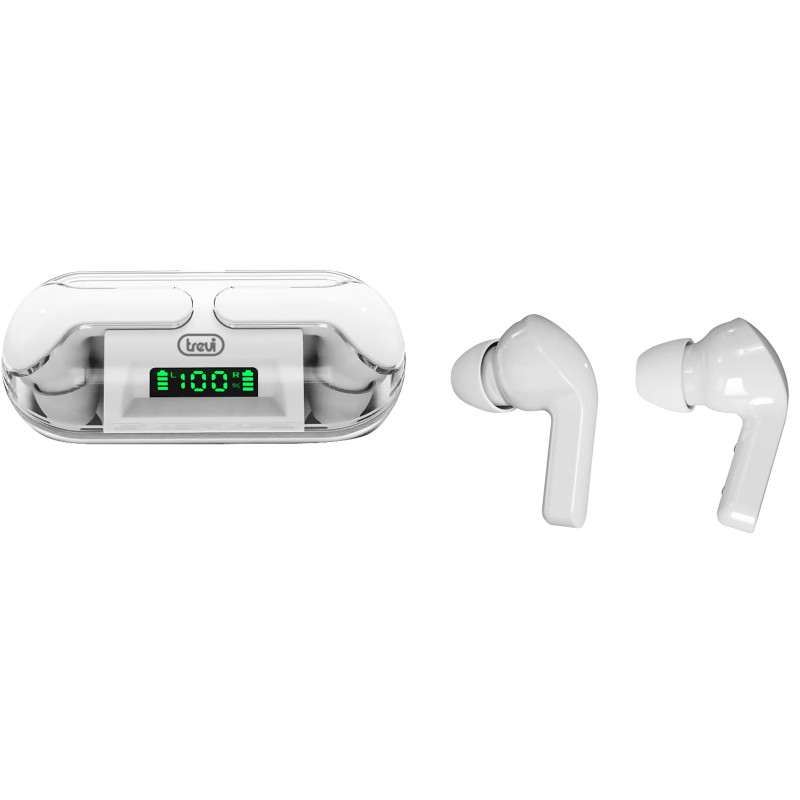 ÉCOUTEURS SANS FIL TREVI MINI CUFFIE HMP 12E08 AIR / BLANC