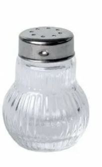 SALIÈRE OU POIVRIÈRE EN VERRE FACKELMANN