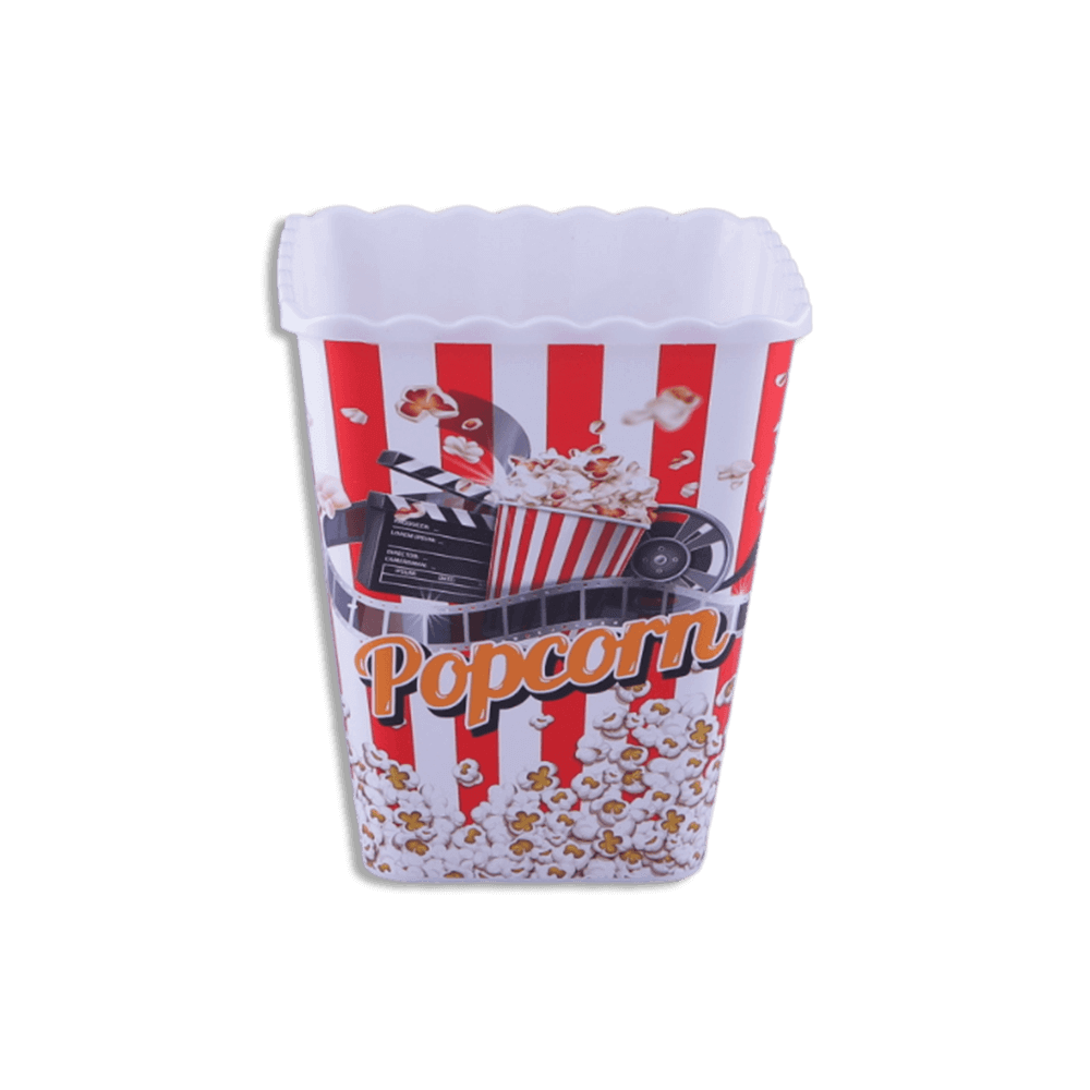 BOL À POP-CORN CARRÉ EN PLASTIQUE BEEHOME