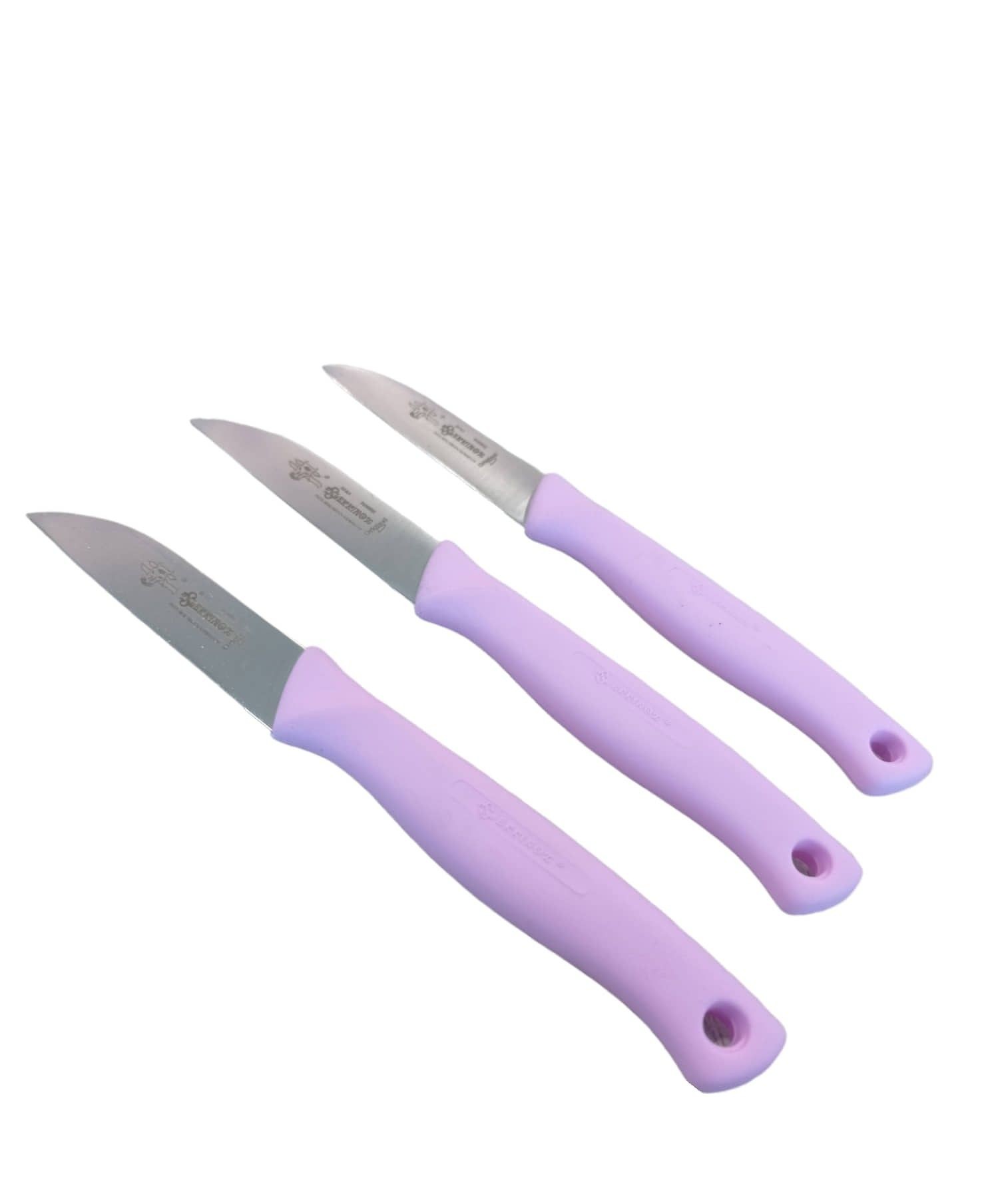 LOT DE 3 COUTEAUX DE CUISINE 17CM SEKKINOX