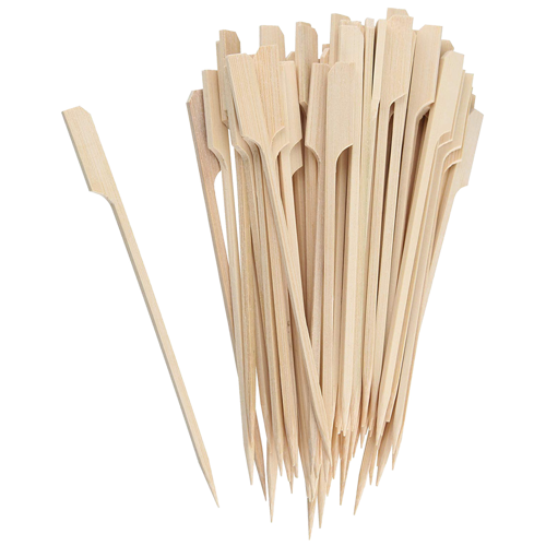 LOT DE 100 MINI BROCHETTES 9CM EN BAMBOU FACKELMANN