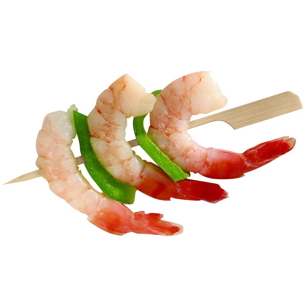 LOT DE 100 MINI BROCHETTES 9CM EN BAMBOU FACKELMANN