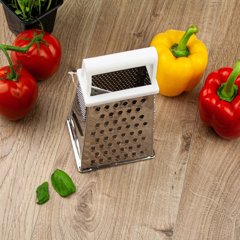 RÂPE À 4 CÔTÉS EN ACIER INOXYDABLE FACKELMANN