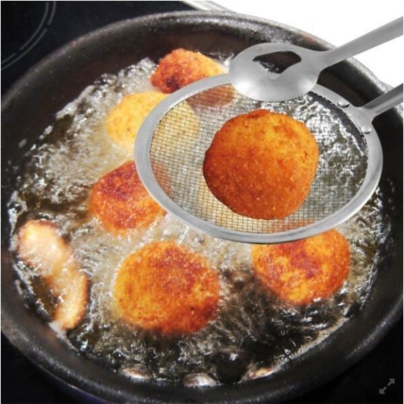 PINCE À FRITURE 2EN1 INOX ZENKER