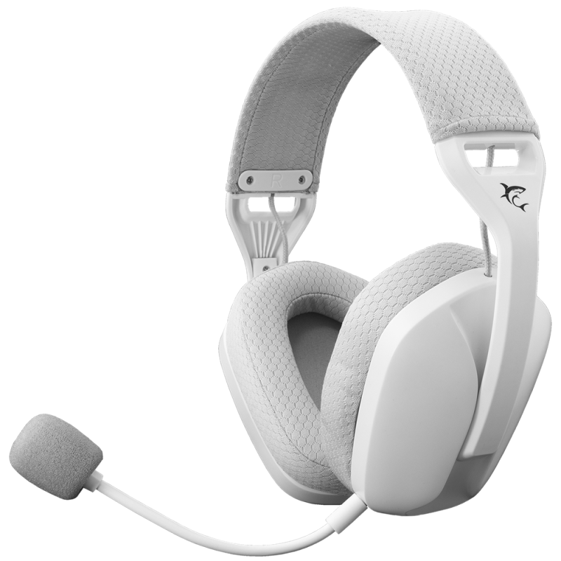 Micro-Casque Gaming Sans Fil White Shark BUTTERFLY WGH-2442 / Blanc