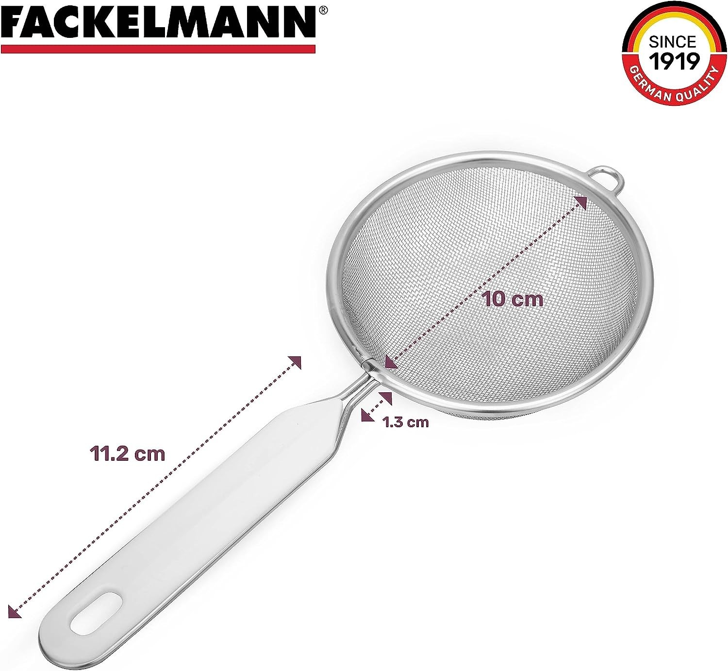 PASSOIRE EN INOX ø 10CM FACKELMANN