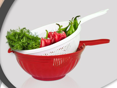 PASSOIRE DOUBLE EN PLASTIQUE SOTUFAB PLAST