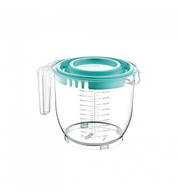 BOL DOSEUR MÉLANGEUR EN PLASTIQUE 2L SOFPINCE