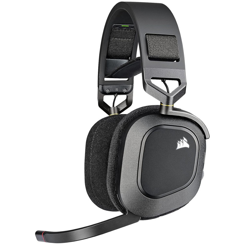 Casque Sans fil Corsair HS80 RGB  Arceau Jouer Noir