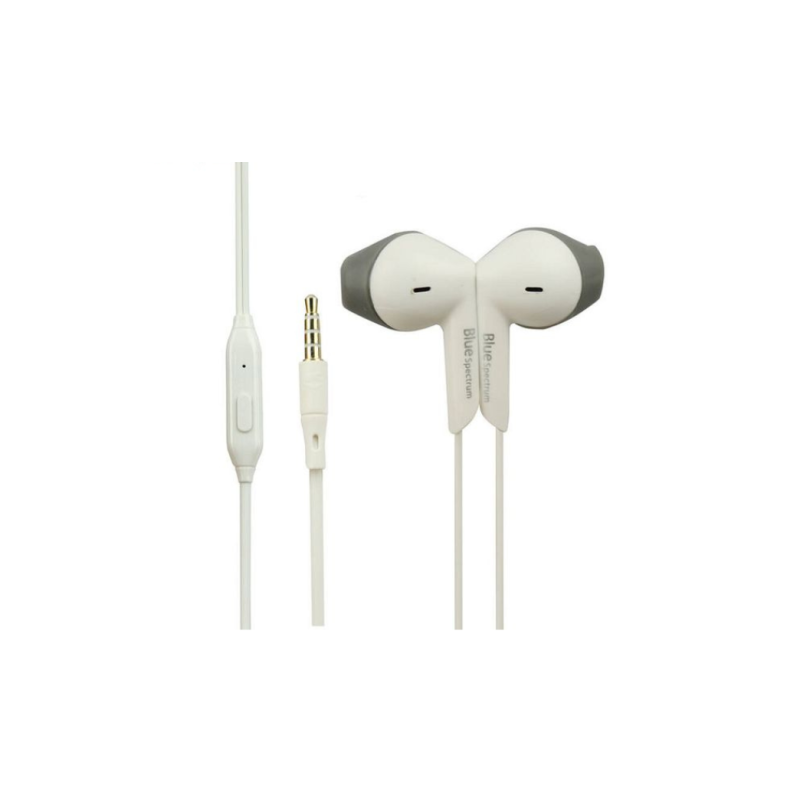 Écouteurs filaire avec Micro R12 / Blanc
