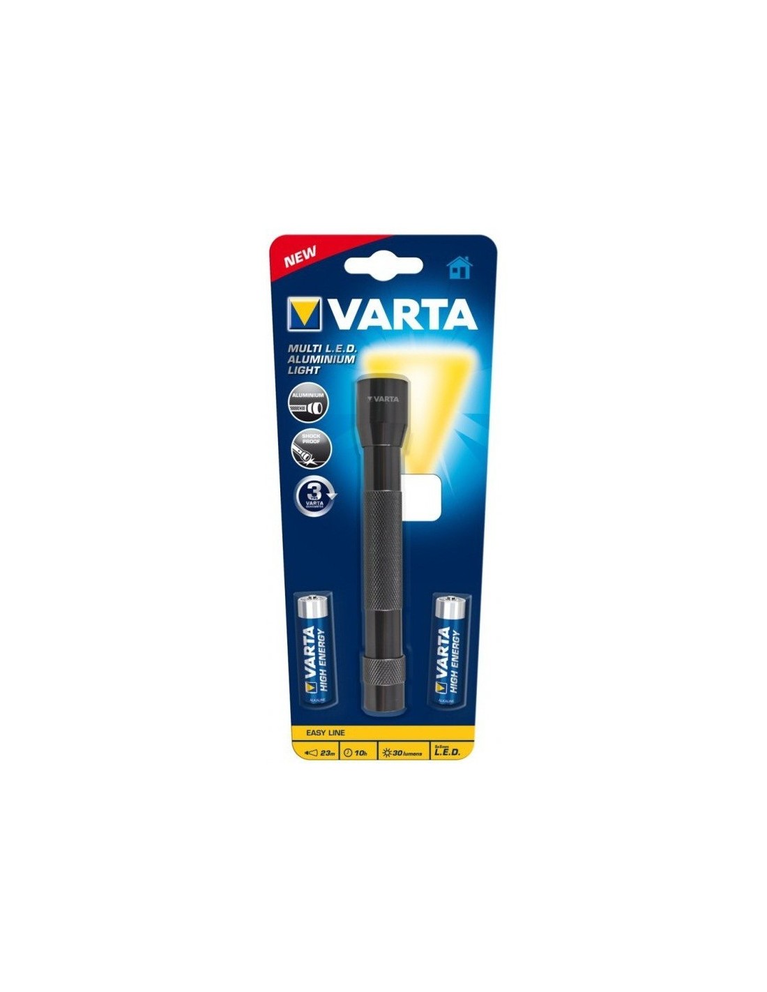 Torche VARTA Multi Led Aluminium 2AA (166271014)