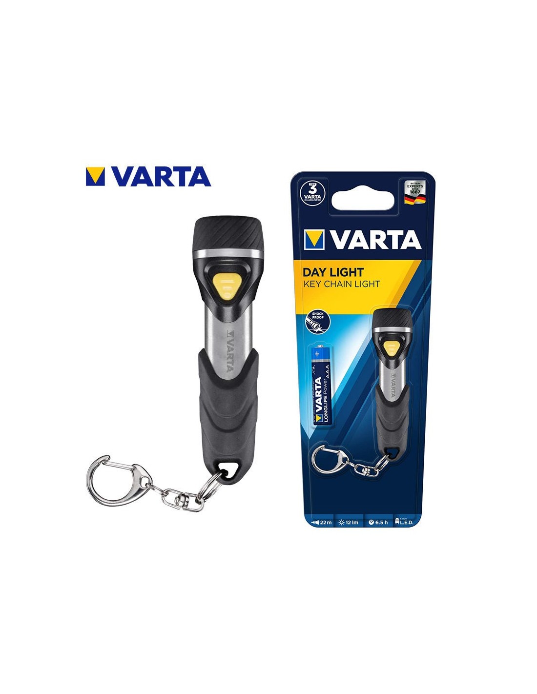 TORCHE VARTA DAY LIGHT KEYCHAIN LIGHT 1AAA (166051014)