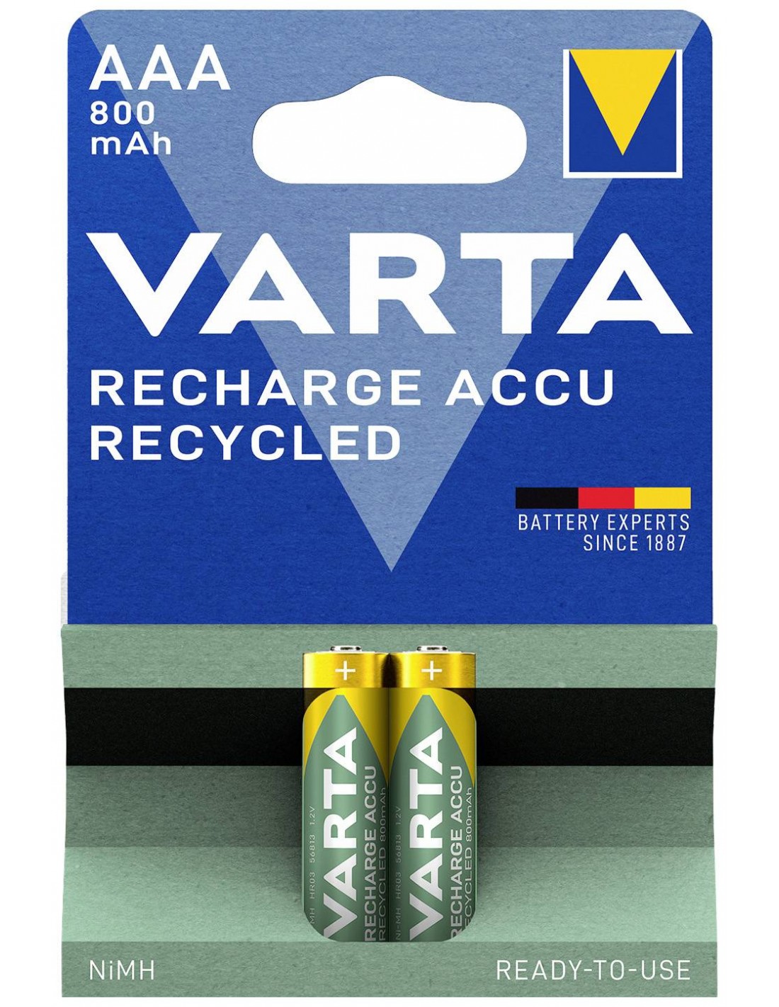 Pile rechargeable Varta NiMH AAA / 800 mAh / 1,2V