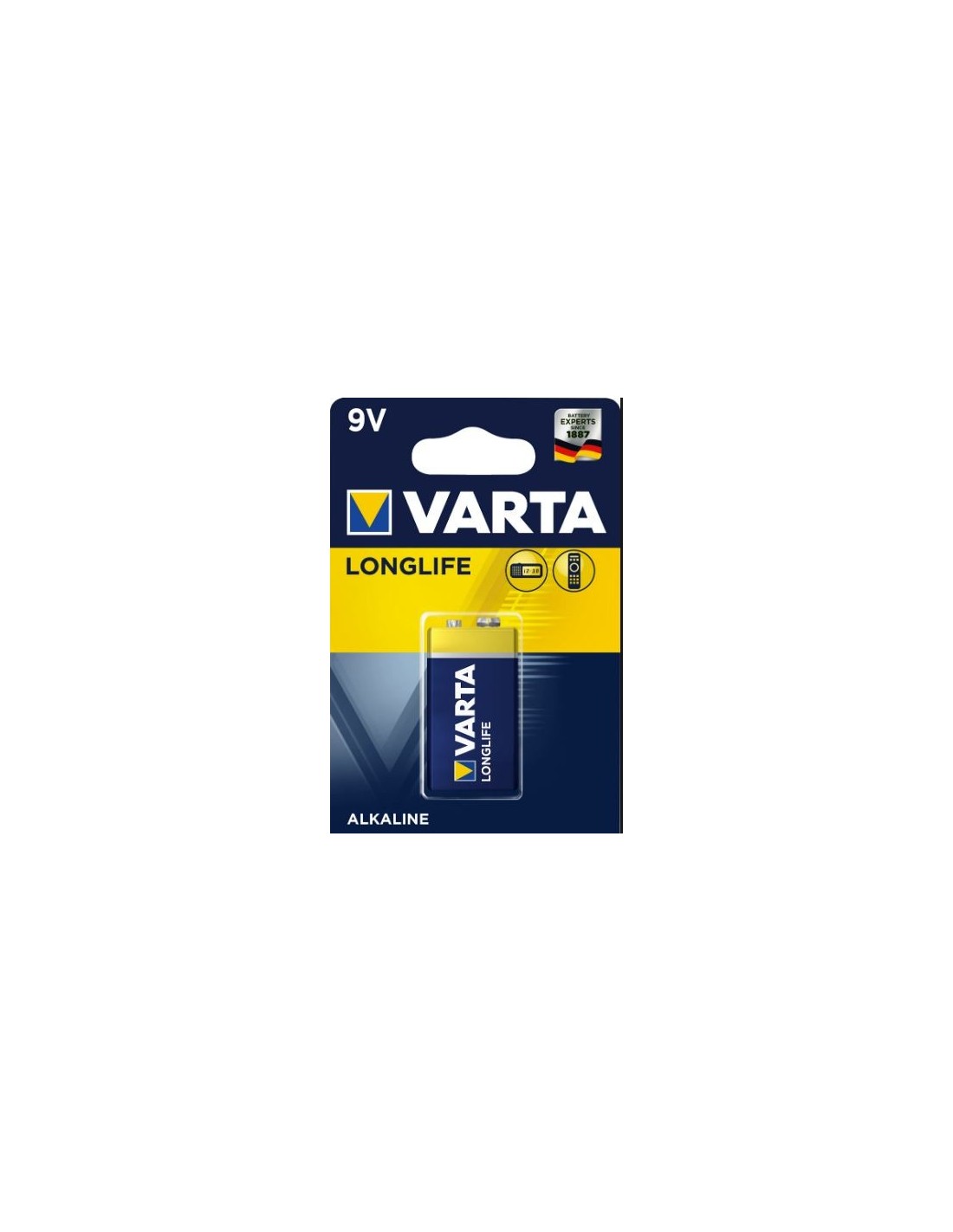 Pile VARTA longlife EXTRA 9 VOLT BP1