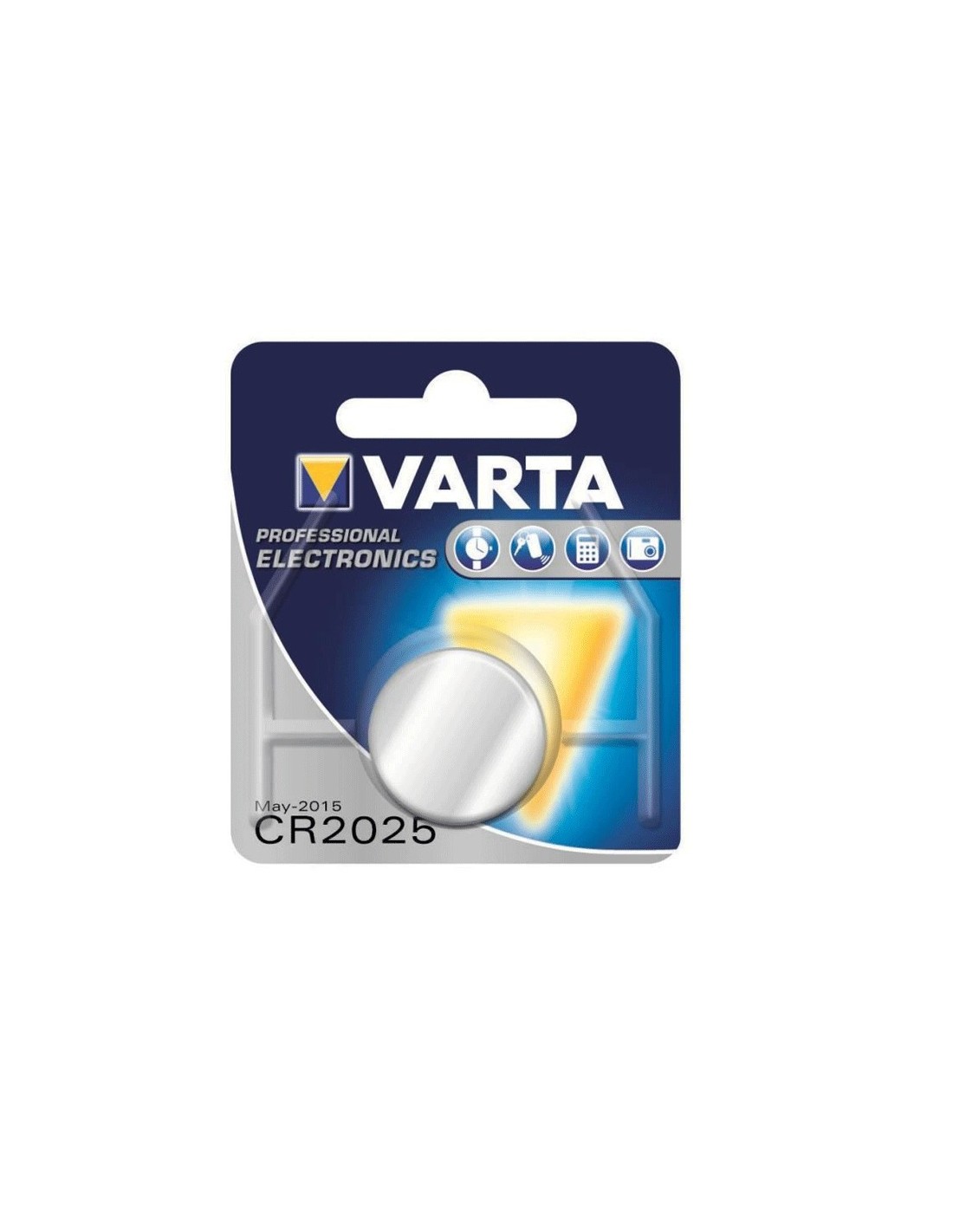 Pile Bouton VARTA CR 2025 Lithium 3V - (4008496270875)