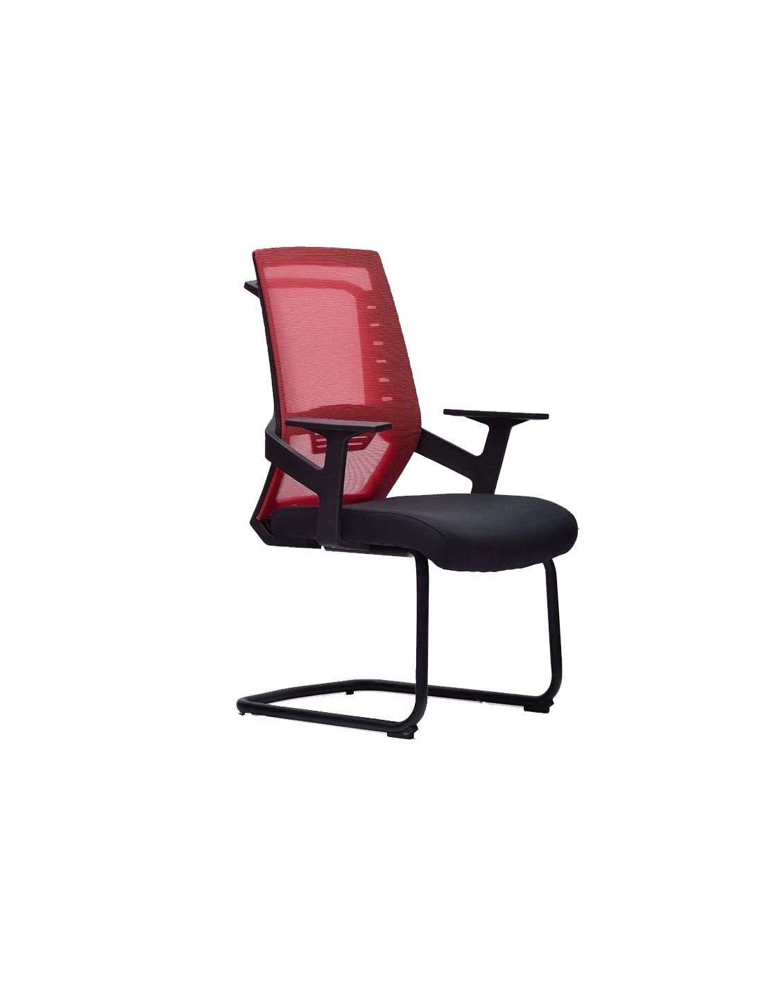 Chaise Ariel - Rouge /Noir