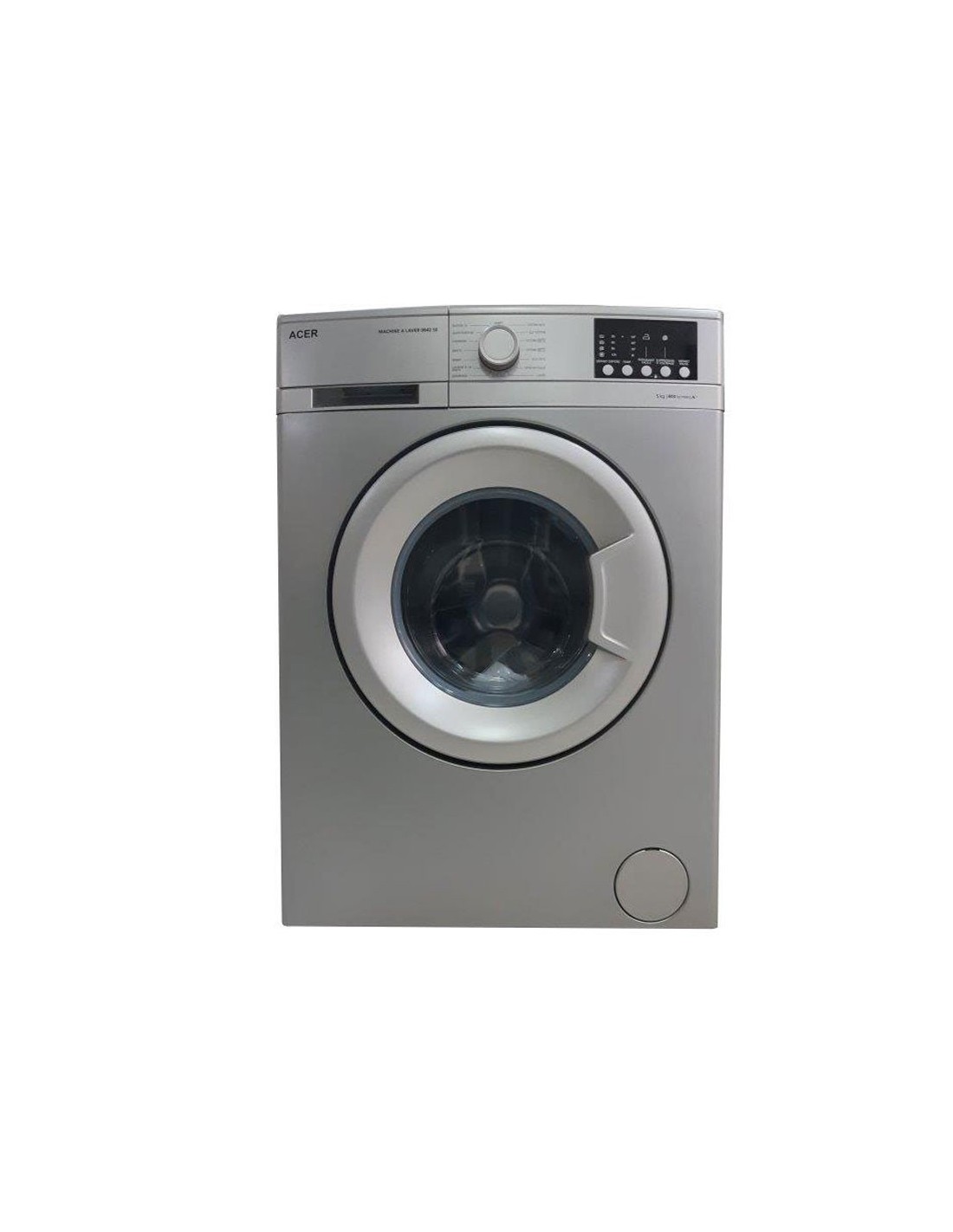 Machine à Laver ACER Frontale 7Kg - 1000 Tours/Min - Silver (1049SE)