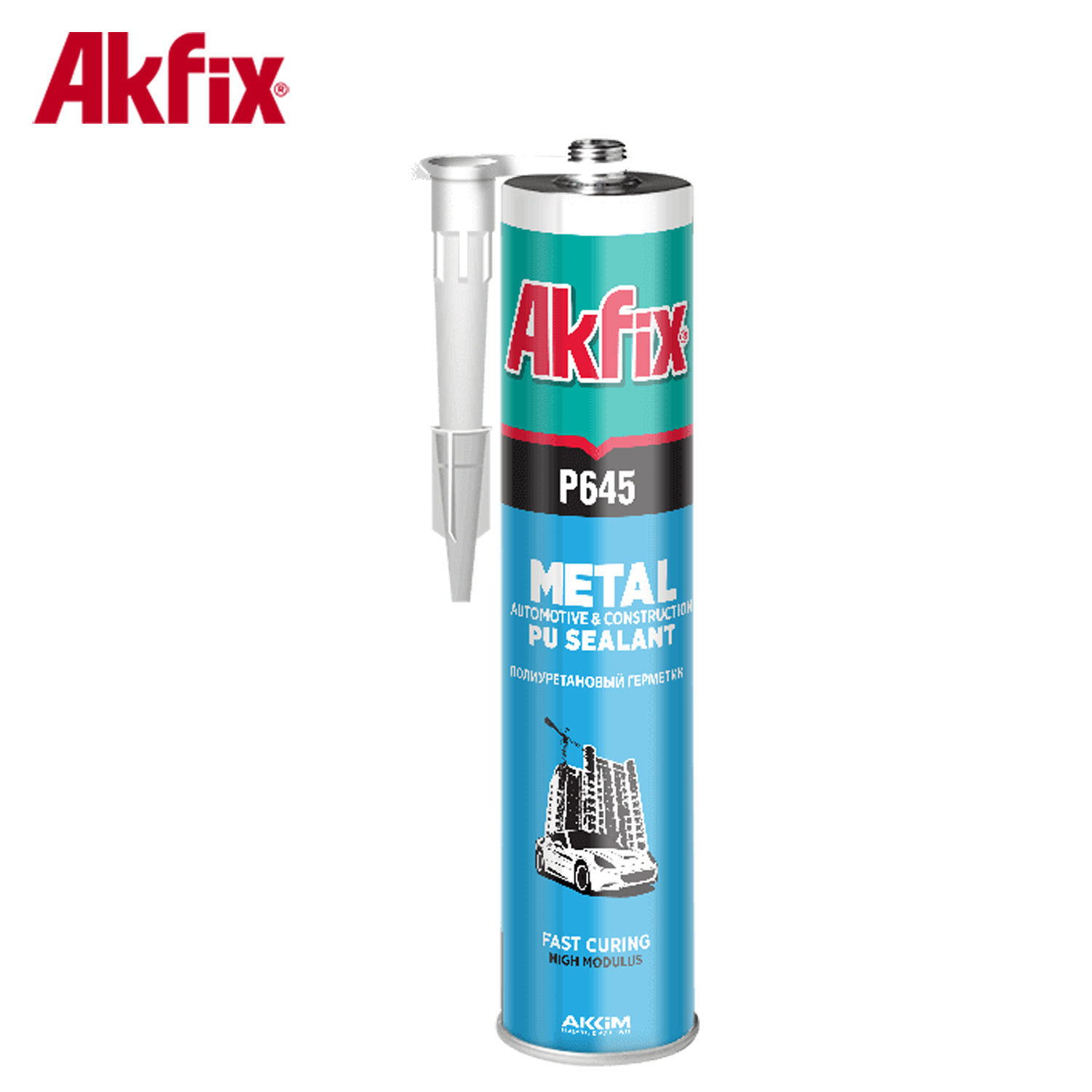 SILICONE POLYURETHANE MASTIC-COLLE BL 310ML AKFIX
