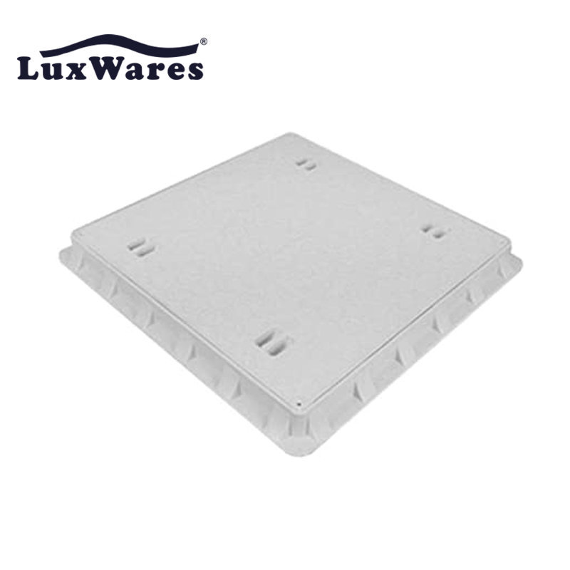 COUVERCLE+CADRE 70X70 LUXWARES PLAST