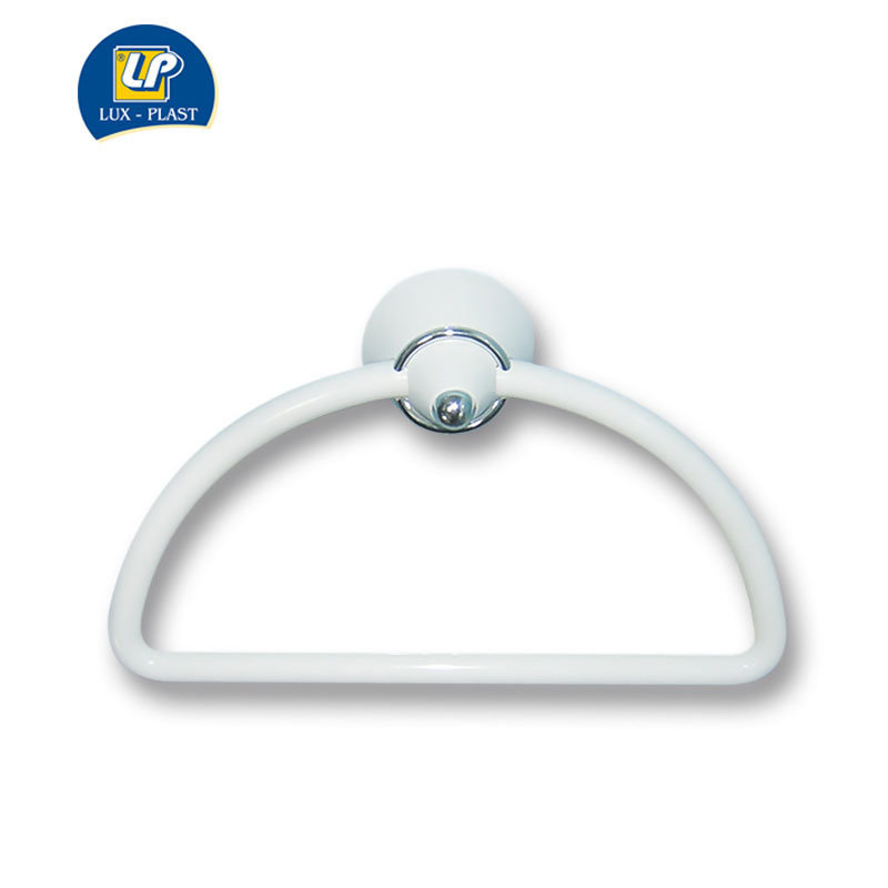 PORTE SERVIETTE DEMI ROND CHROME LUXPLAST